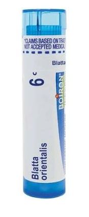 Blatta Orientalis 6C, 30C, 200CK, Homeopathic Medicine for Relieving Respiratory Allergies, Boiron, 80 Pills (Pill Size #40)