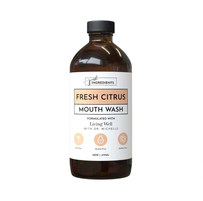 Remineralizing Mouth Wash, Fresh Citrus, 16oz, Just Ingredients