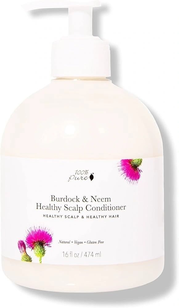 Burdock & Neem Healthy Scalp Conditioner, 16oz, 100% Pure