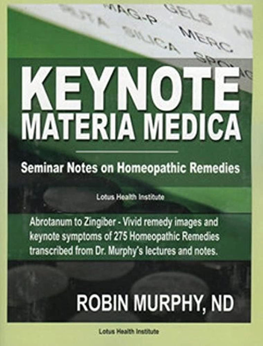 Keynote Materia Medica By Robin Murphy