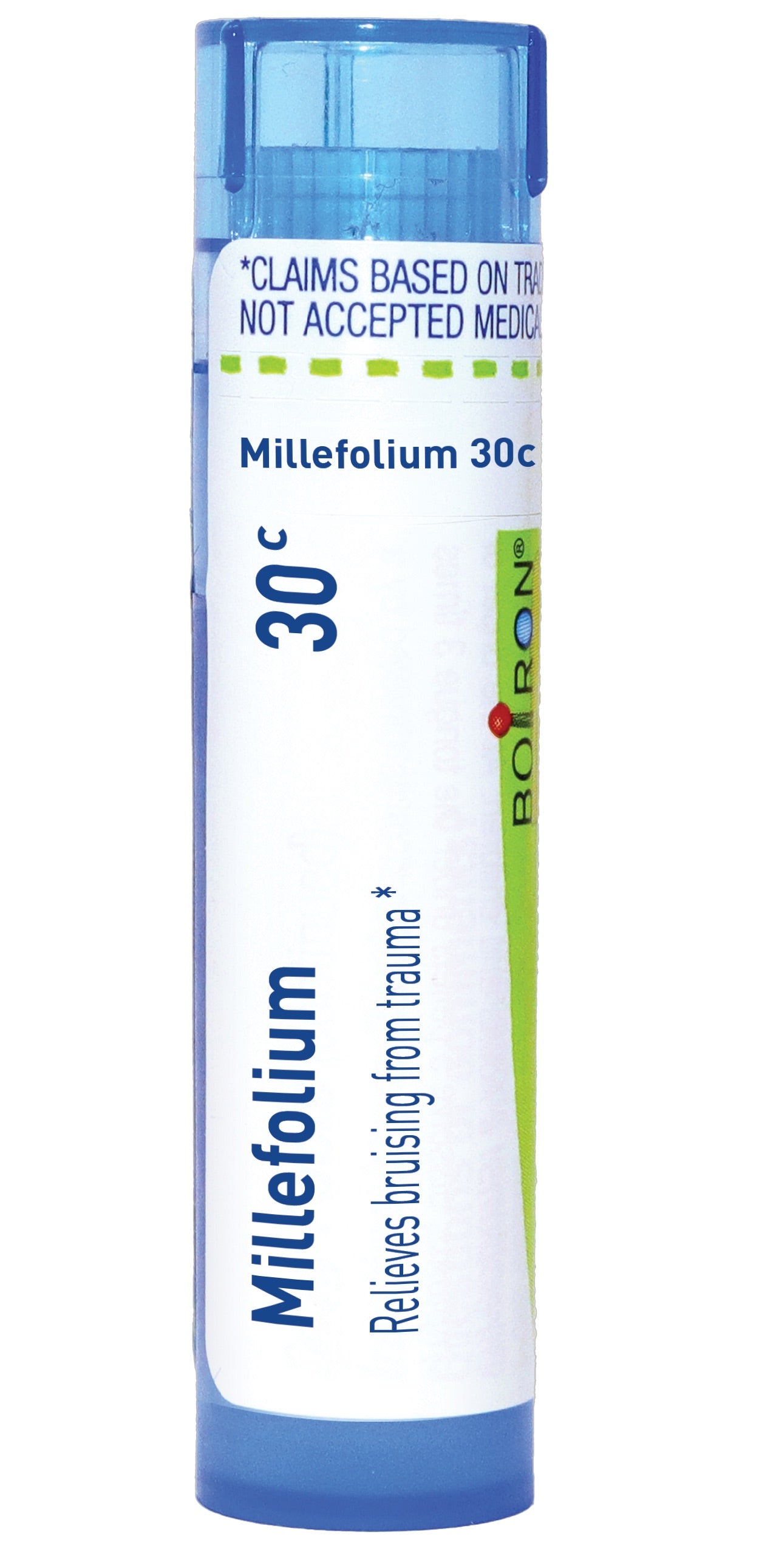 Millefolium 30C, Homeopathic Medicine for Bruising From Trauma, Boiron, 80 Pills (Pill Size #40)