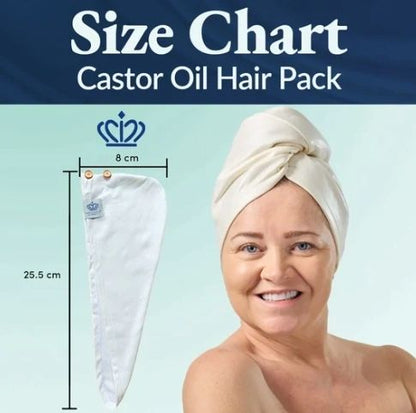 Castor Oil Hair Wrap