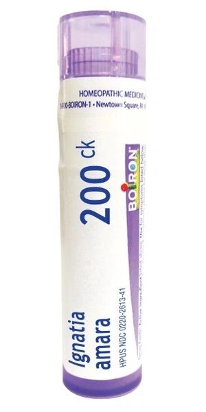 Ignatia Amara, 30C, 200CK, 1M, Homeopathic Medicine for Hypersensitivity to Stress, Boiron, 80 Pills (Pill Size #40)