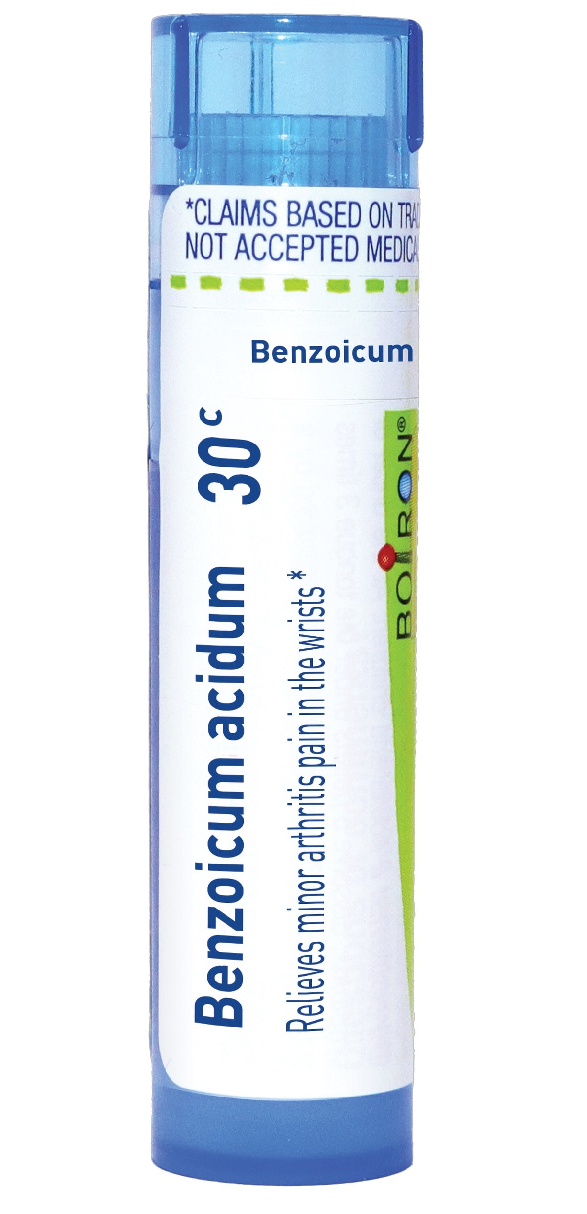Benzoicum Acidum 30C, Homeopathic Medicine for minor arthritis pain in the wrists, Boiron, 80 Pills (Pill Size #40)