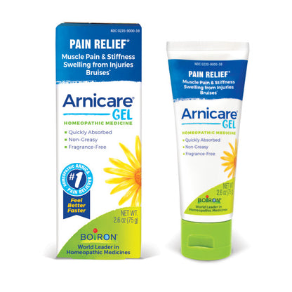 Arnicare Gel, Homeopathic Medicine for Pain Relief, 1.5-2.6 oz, Boiron