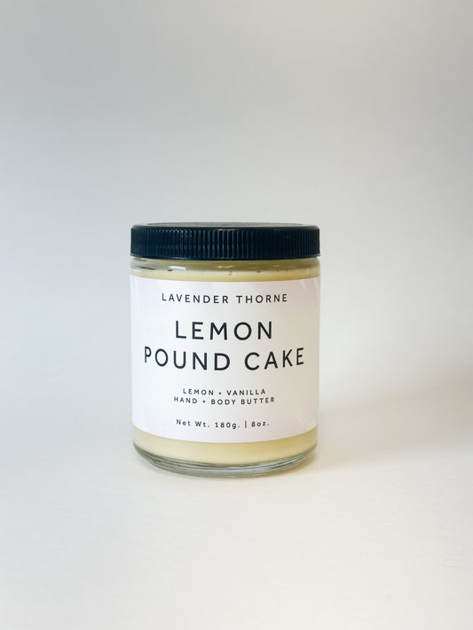 Lemon Pound Cake - Body Butter, 4oz, Lavender Thorne