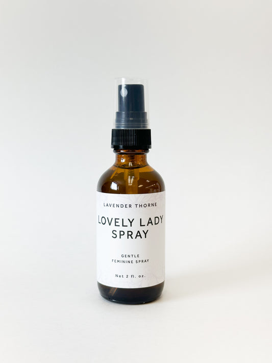 Lovely Lady Spray, Feminine Spray, 2oz, Lavender Thorne