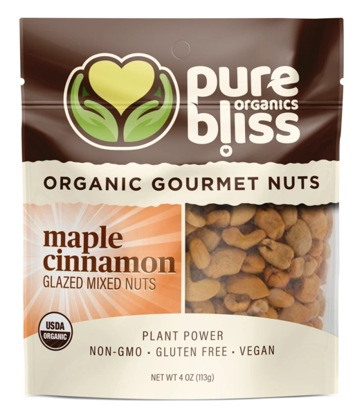 Organic Maple Cinnamon Mixed Nuts