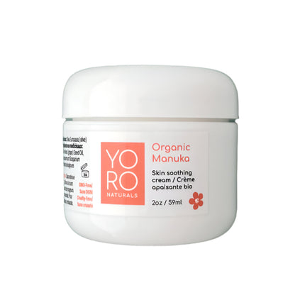 Organic Manuka Skin Soothing Cream, Original, YoRo Naturals