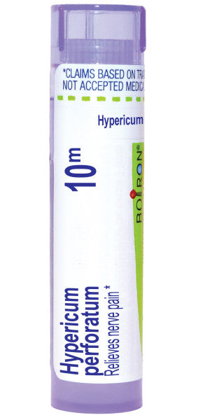 Hypericum Perforatum 6C, 30C, 200CK, 1M, 10M, Homeopathic Medicine for Nerve Pain, Boiron, 80 Pills (Pill Size #40)