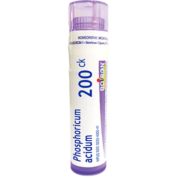 Phosphoricum Acidum, 30C, 200C, Homeopathic Medicine for Concentration, Boiron, 80 Pills (Pill Size #40)