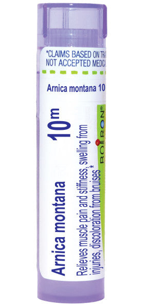 Arnica Montana 3C, 6C, 12C, 30C, 200CK, 1M, 10M, Homeopathic Medicine for Muscle Pain & Swelling, Boiron, 80 Pills (Pill Size #40)