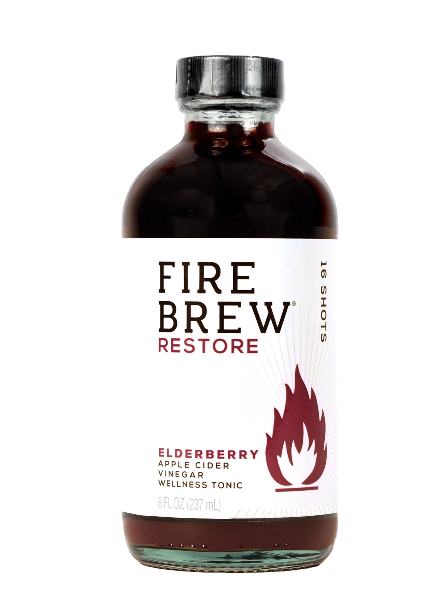 Fire Brew Restore, Elderberry Apple Cider Vinegar Wellness Tonic