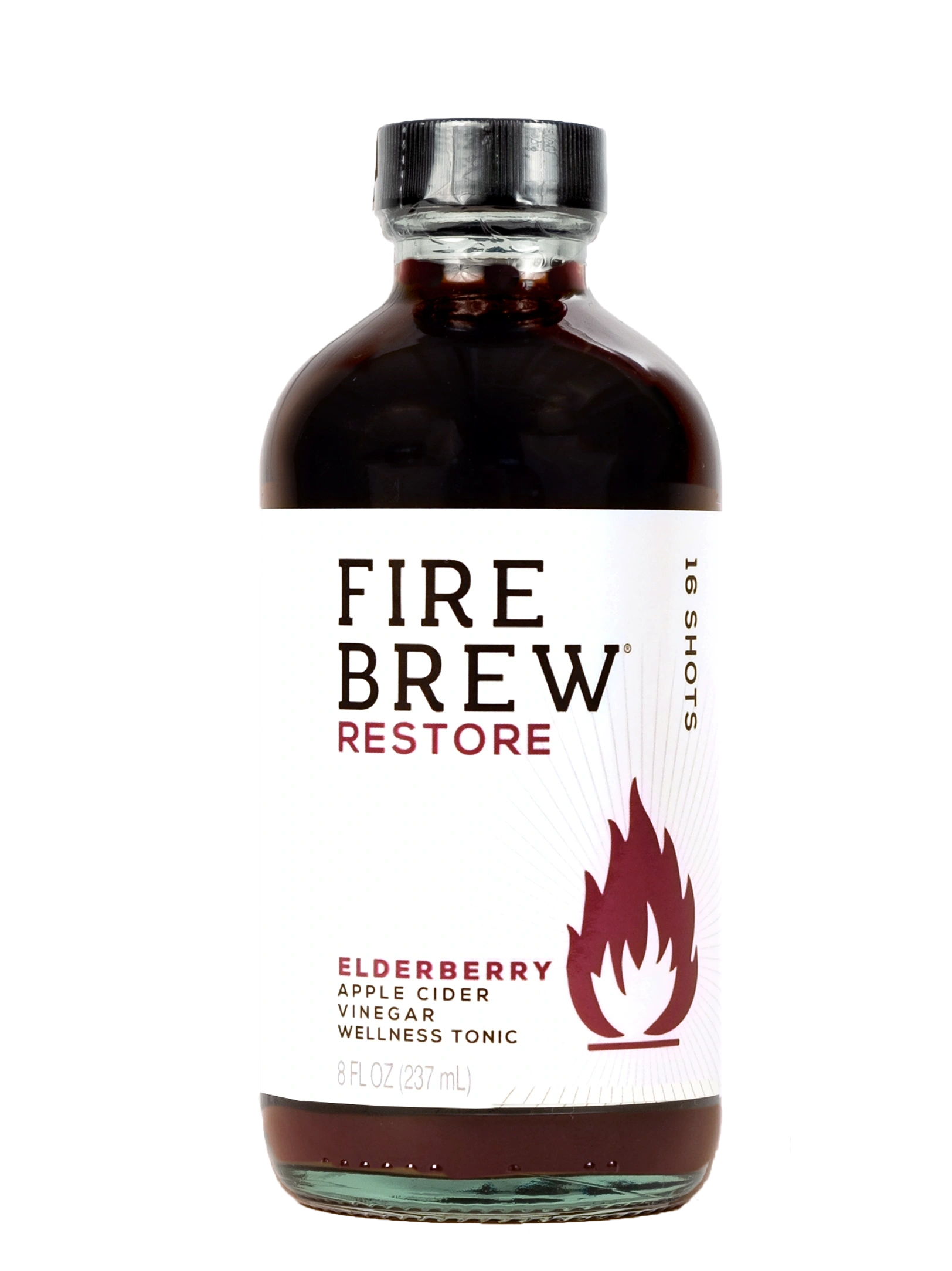 Fire Brew Restore, Elderberry Apple Cider Vinegar Wellness Tonic