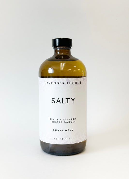 Salty - Sinus + Allergy Throat Gargle, 16 fl oz, Lavender Thorne