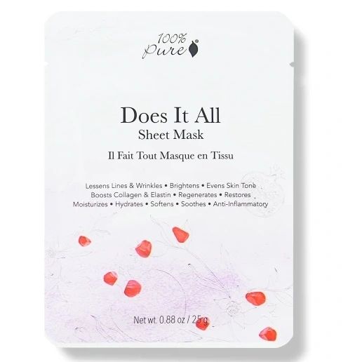 Does It All Sheet Mask, 100% Pure