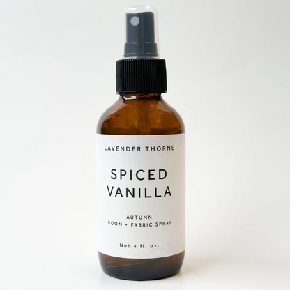 Spiced Vanilla - Room & Fabric Spray, 4oz, Lavender Thorne