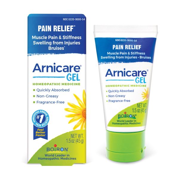 Arnicare Gel, Homeopathic Medicine for Pain Relief, 1.5-2.6 oz, Boiron