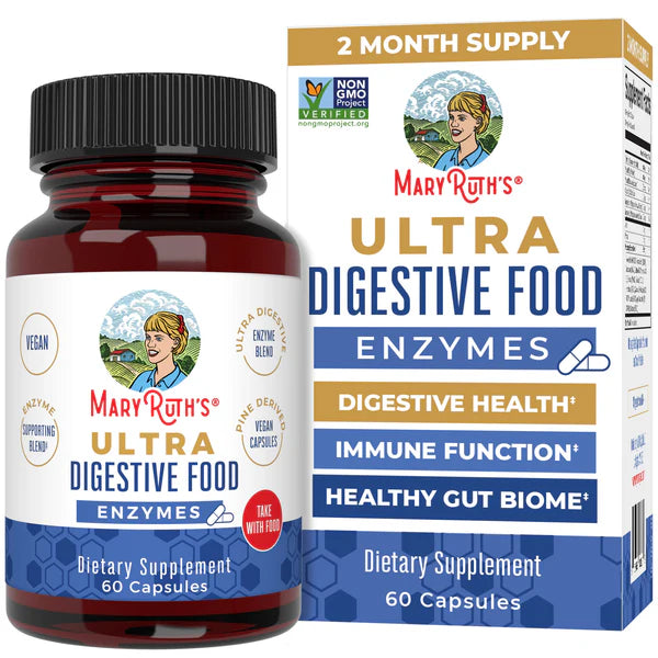 Ultra Digestive Food Enzymes, 60 Capsules, Mary Ruth's