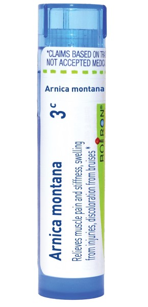 Arnica Montana 3C, 6C, 12C, 30C, 200CK, 1M, 10M, Homeopathic Medicine for Muscle Pain & Swelling, Boiron, 80 Pills (Pill Size #40)