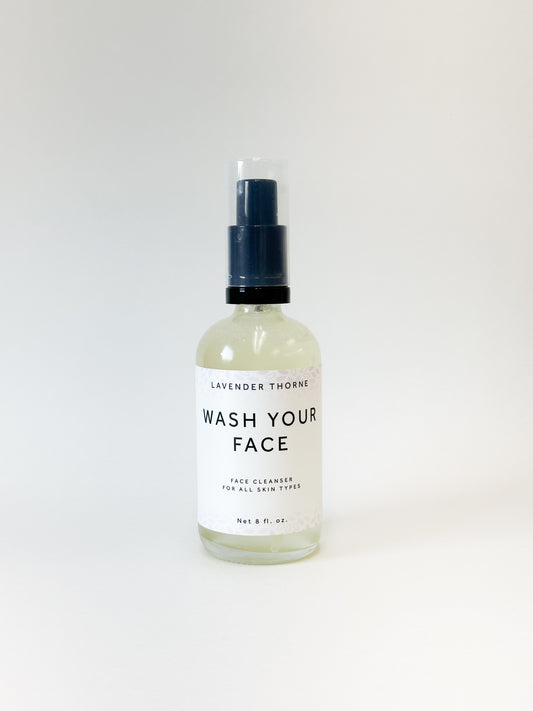 WASH YOUR FACE, Face Cleanser, 8oz, Lavender Thorne