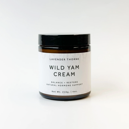 Wild Yam Cream, 4oz, Lavender Thorne
