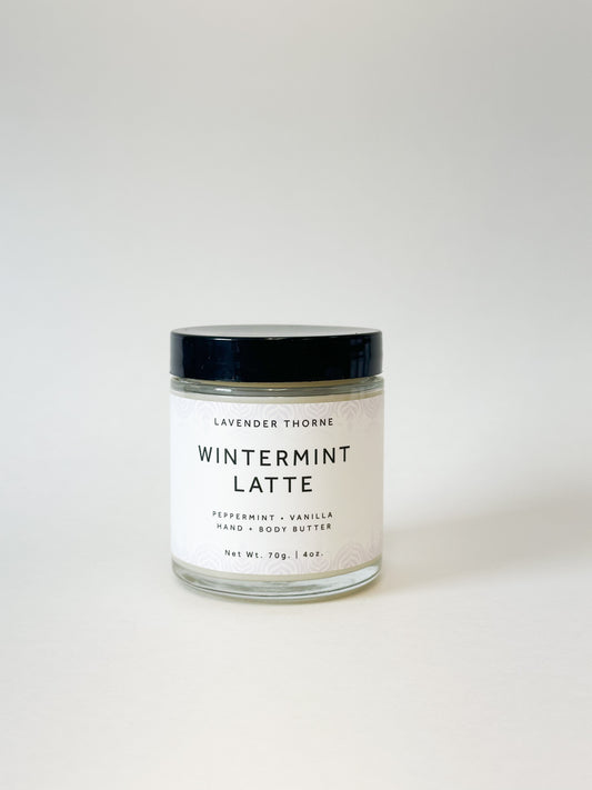 Wintermint Latte - Peppermint & Lavender Hand + Body Lotion, 4oz, Lavender Thorne