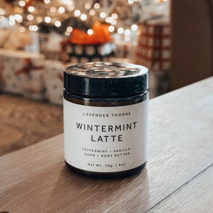 Wintermint Latte - Peppermint & Lavender Hand + Body Lotion, 4oz, Lavender Thorne